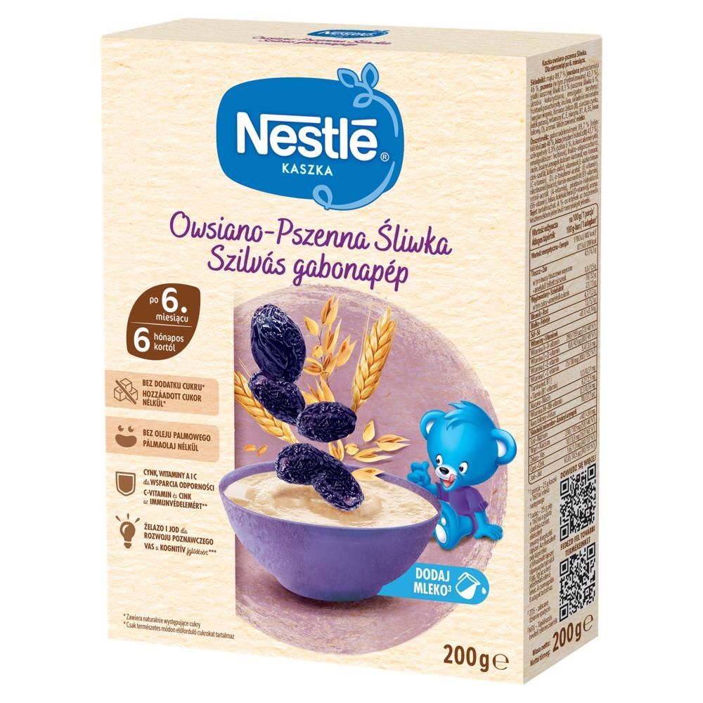 Nestlé Kaszka owsiano-pszenna śliwka po 6. miesiącu 200 g
