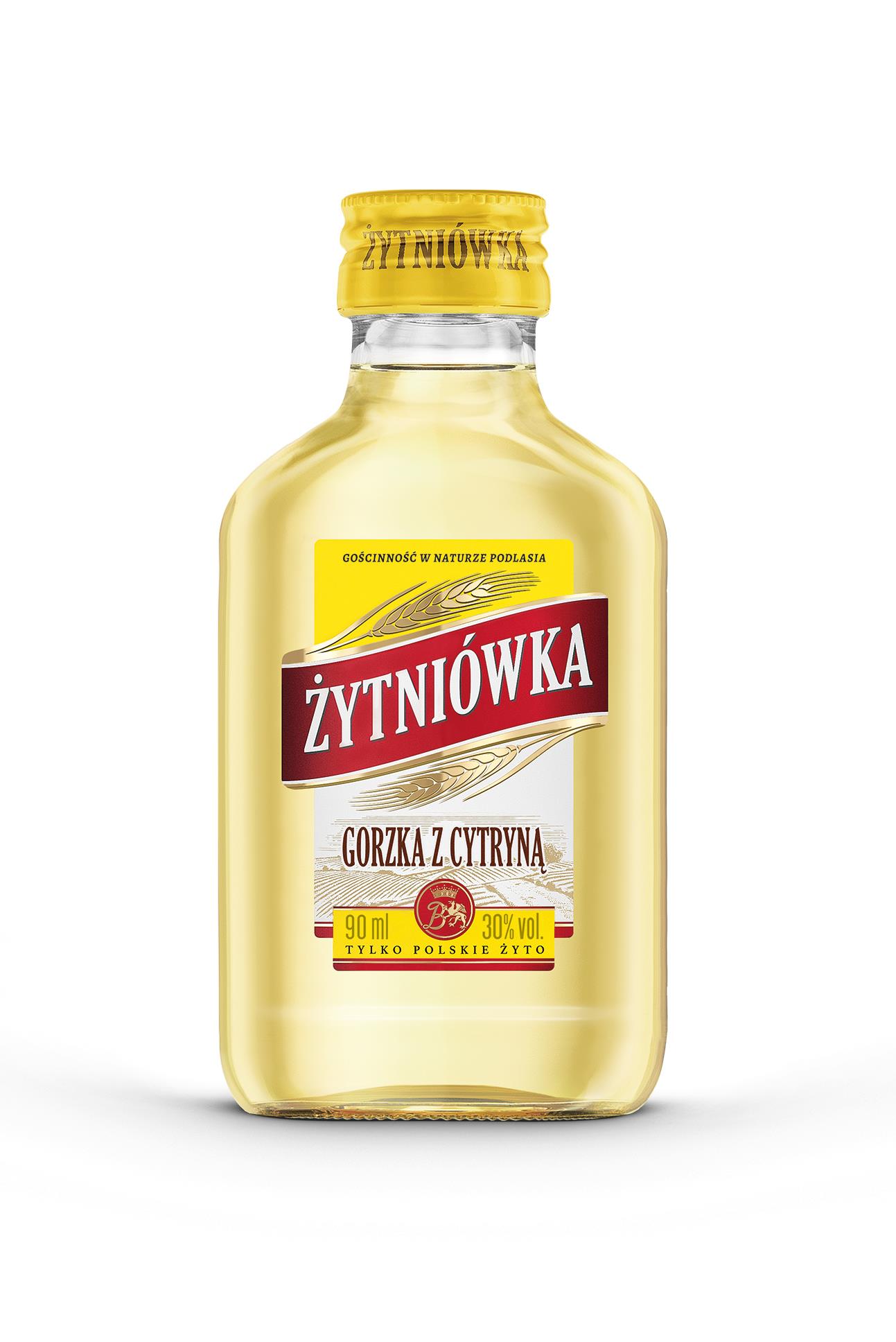 Likier Żytniówka Gorzka Z Cytryną 30% 90Ml