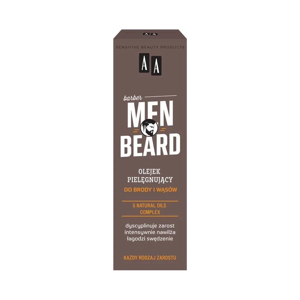 AA  Men Beard olejek pielęgnujący do brody i wąsów 30 ml
