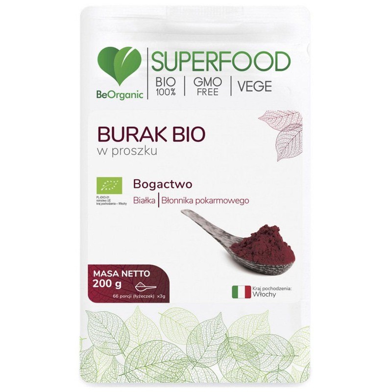 BIO Superfood Burak sproszkowany Be Organic 42 g