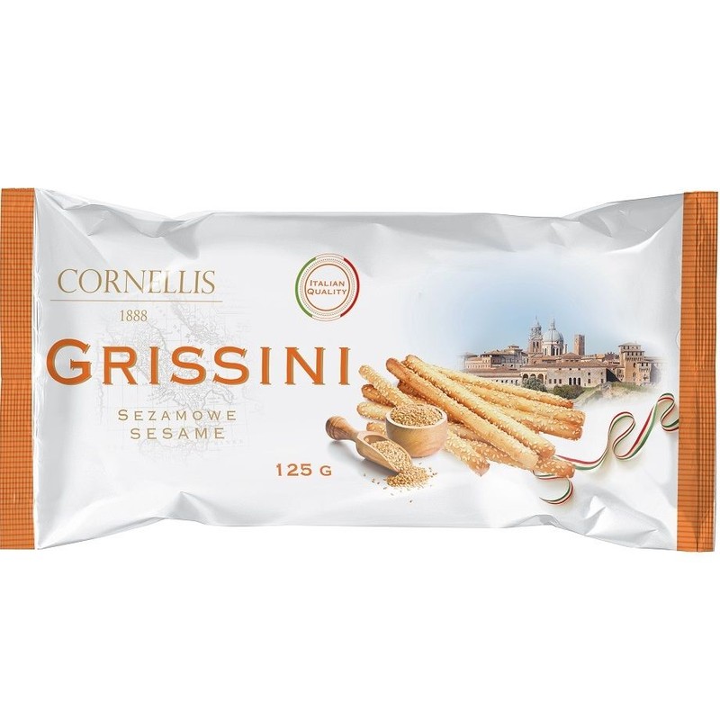 Grissini paluszki chlebowe sezamowe Cornellis 125 g