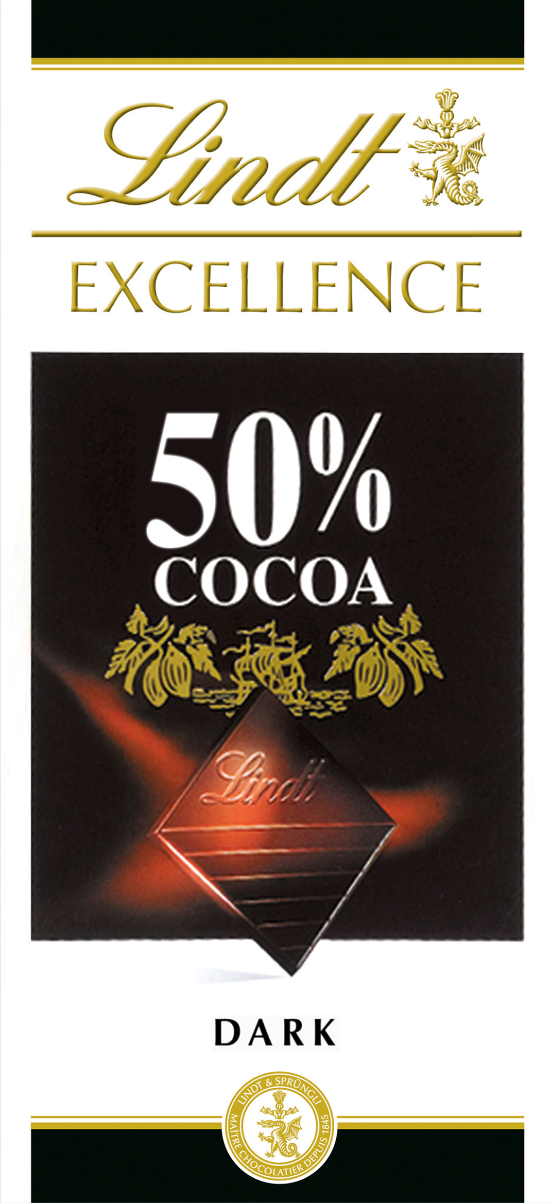 Lindt Excellence Czekolada 50% 100 G