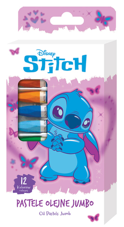 Stitch Pastele olejne Jumbo Pink 12 szt.