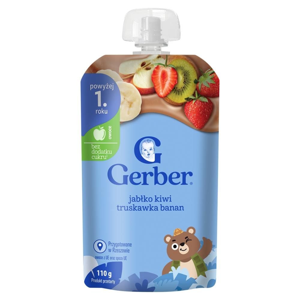 Gerber Deserek jabłko kiwi truskawka banan powyżej 1. roku 110 g