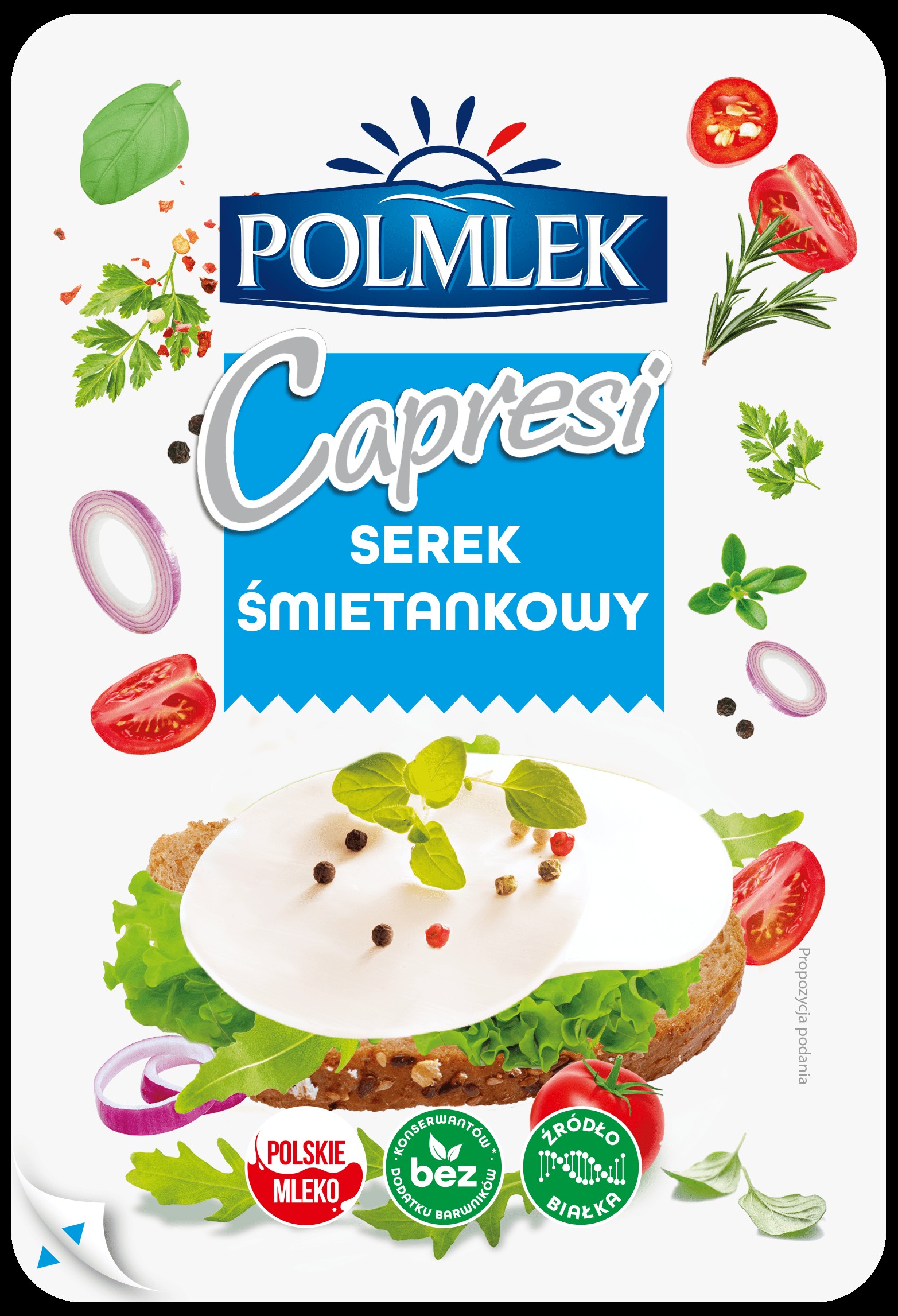 Capresi - serek śmietankowy (plastry)