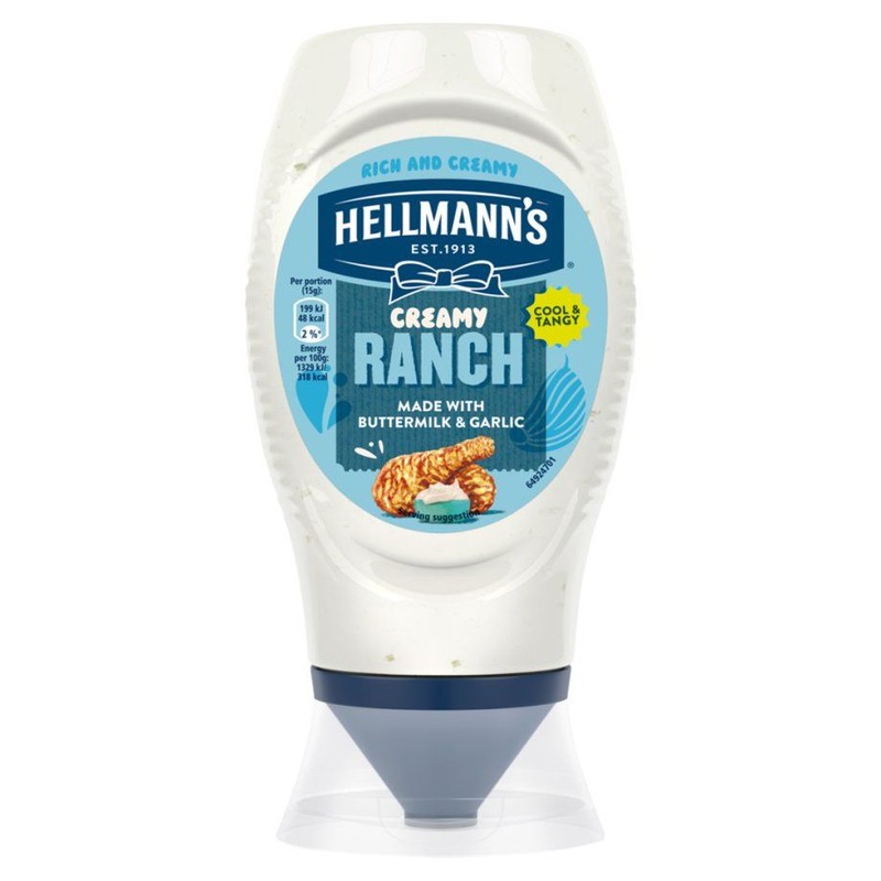 Sos Creamy Ranch Hellmann's 250 ml