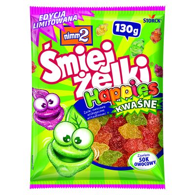 nimm2 Śmiejżelki Happie's Kwaśne 130 g