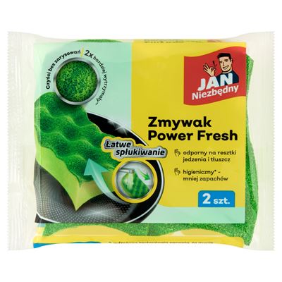 Jan Niezbędny Zmywak Power Fresh 2 sztuki