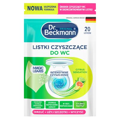 Dr. Beckmann Listki Czyszczące WC Citrus Sensitive 20 sztuk
