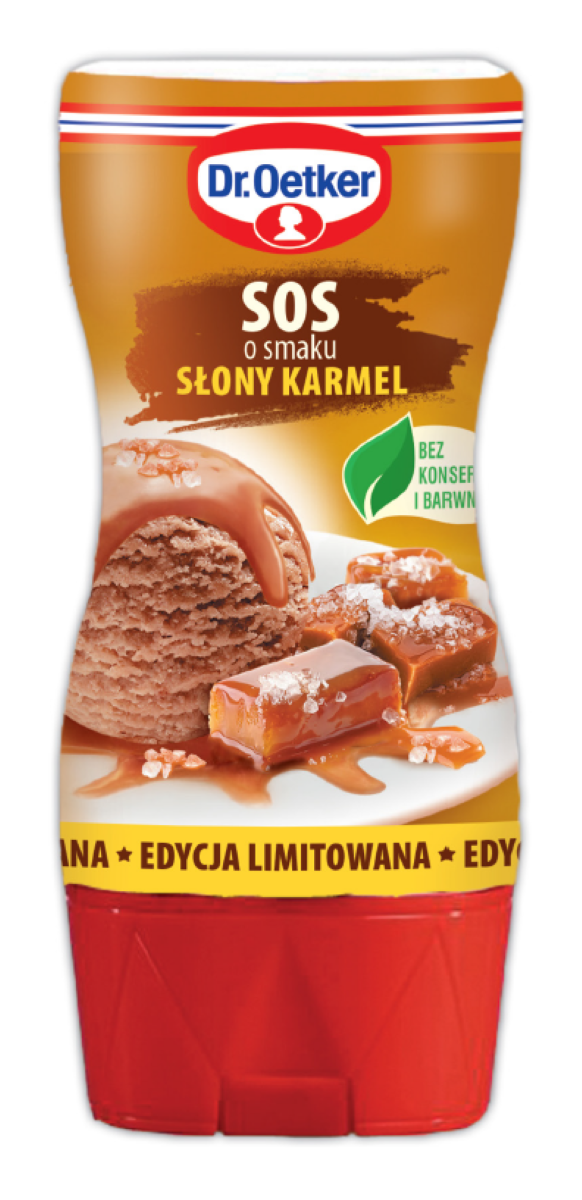 Dr. Oetker Sos Do Lodów O Smaku Słony Karmel 200 G