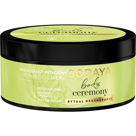 Soraya Body Ceremony Wygładzający pistacjowy scrub do ciała 200 g