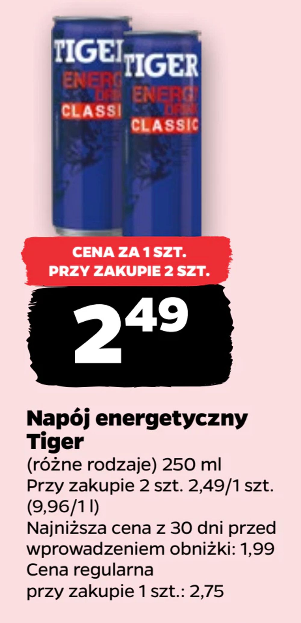 Napój energetyczny Tiger