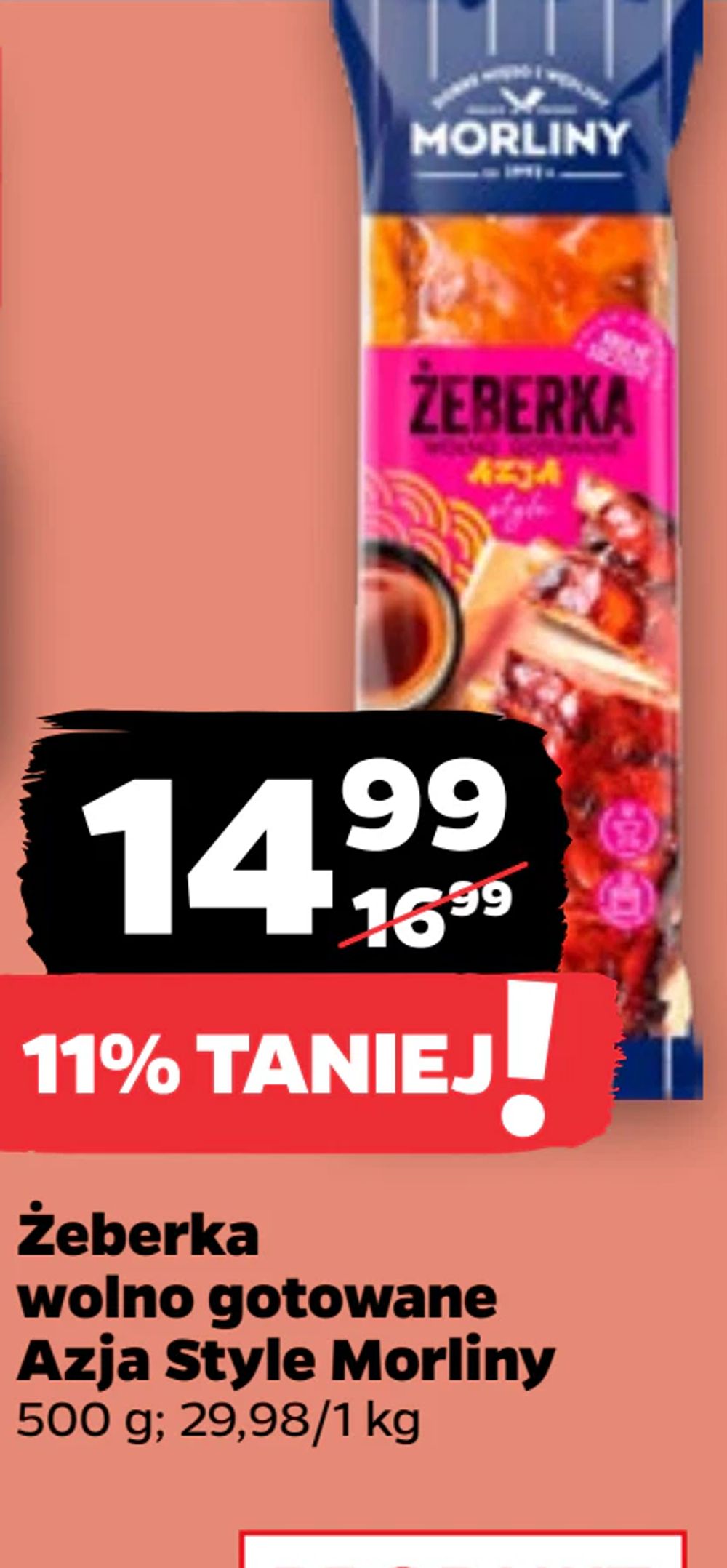 Żeberka wolno gotowane Azja Style Morliny