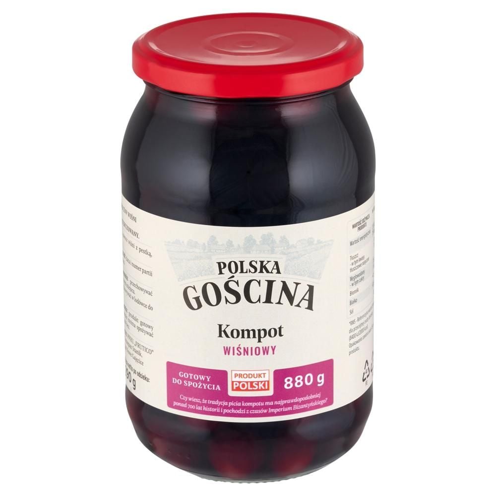 Polska Gościna Kompot wiśniowy 880 g