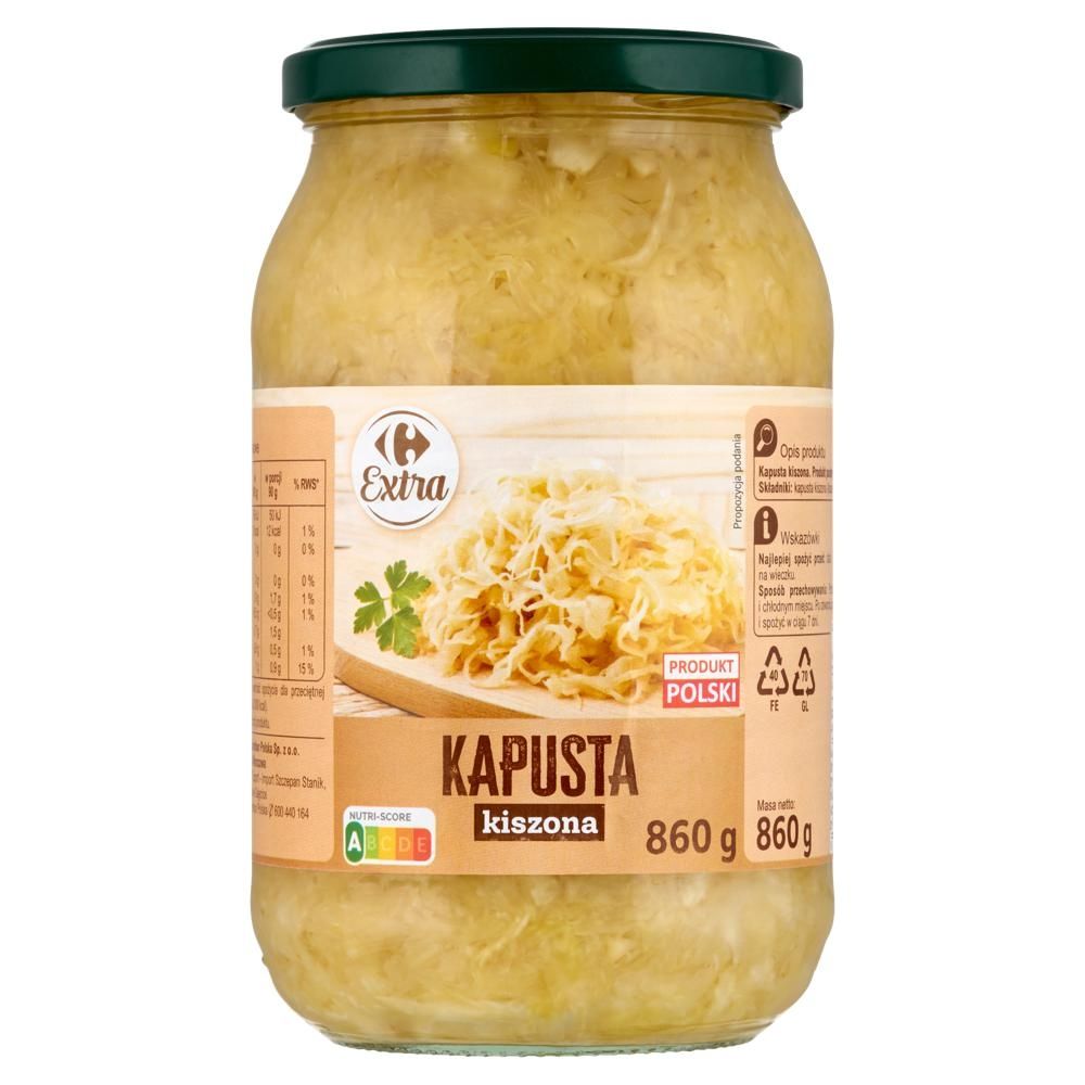 Carrefour Extra Kapusta kiszona 860 g