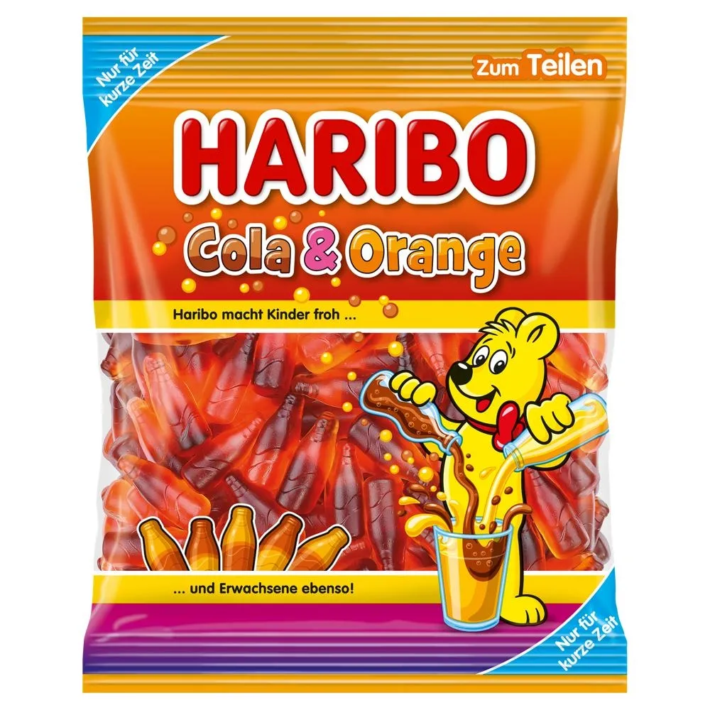 Haribo Cola & Orange Żelki 175 g