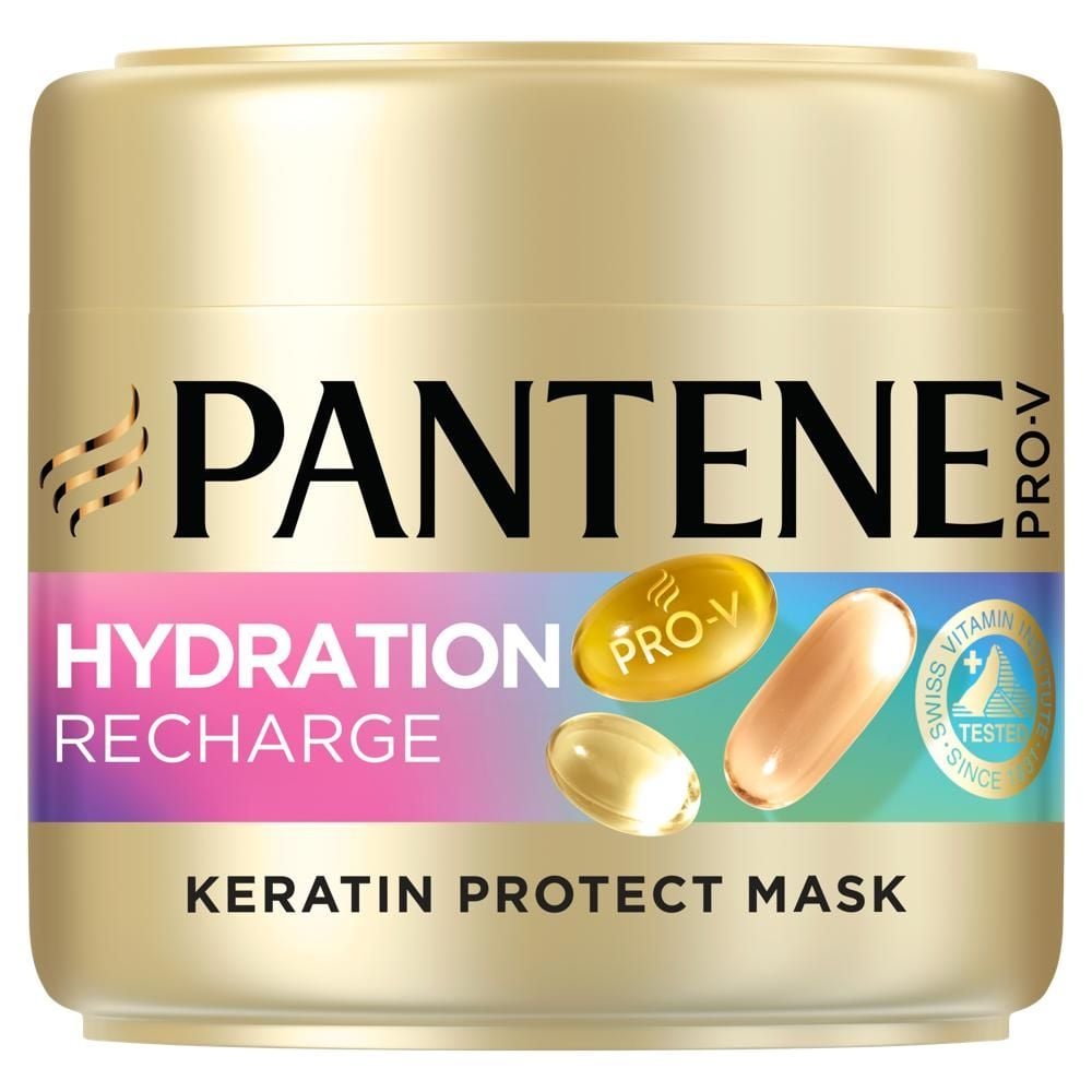 Pantene Pro-V Hydration Recharge Keratin Protect Maska do Włosów Bardzo Suchych, 300 ml