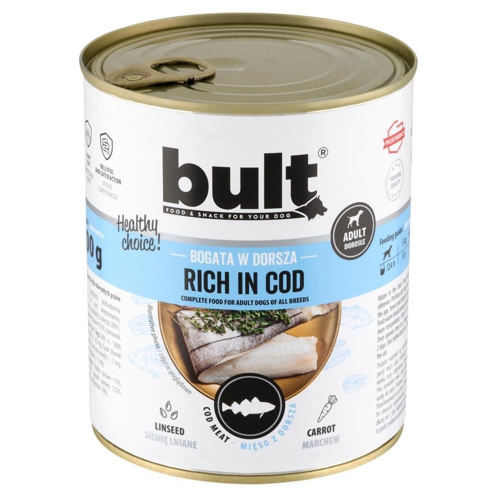 Bult Karma dla dorosłych psów bogata w dorsza 800 g