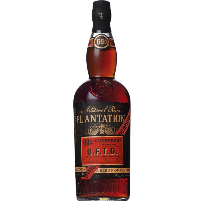 Rum Overproof O.F.T.D. alk.69% obj. PLANTATION 700 ml