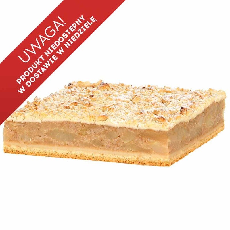 Ciasto jabłecznik Cukiernia Olsza na wagę ok. 400 g
