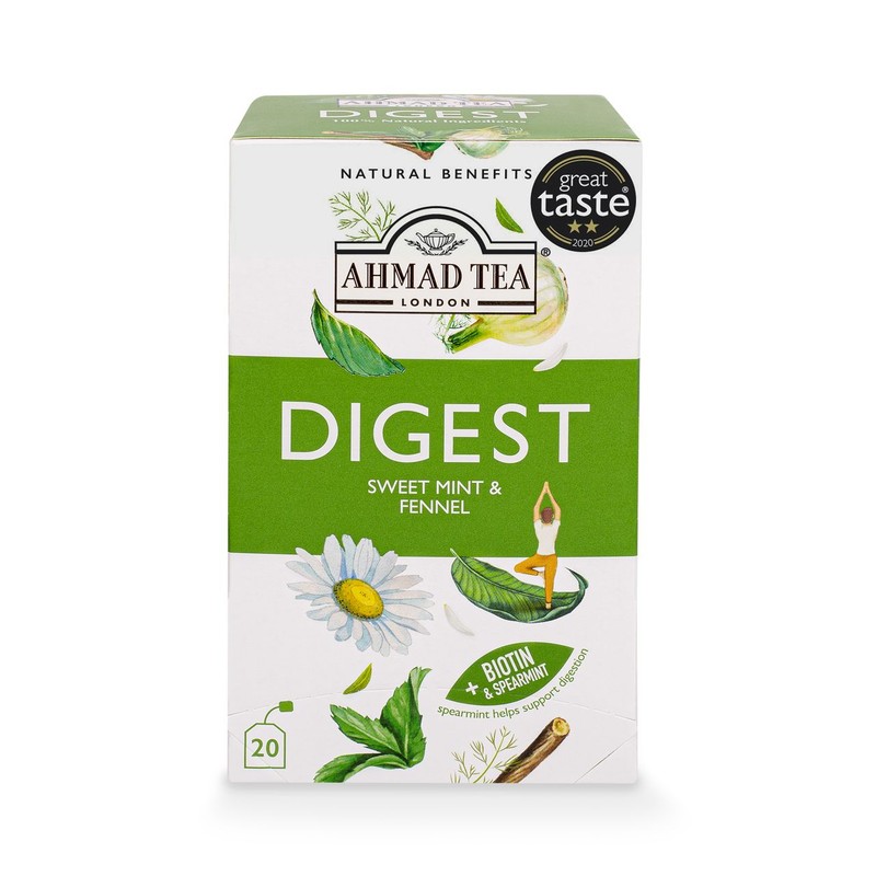 Herbata ziołowa ułatwiająca trawienie Digest Ahmad Tea 20 torebek