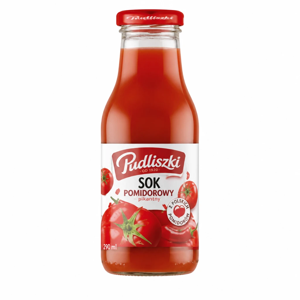 Sok pomidorowy pikantny Pudliszki 290ml