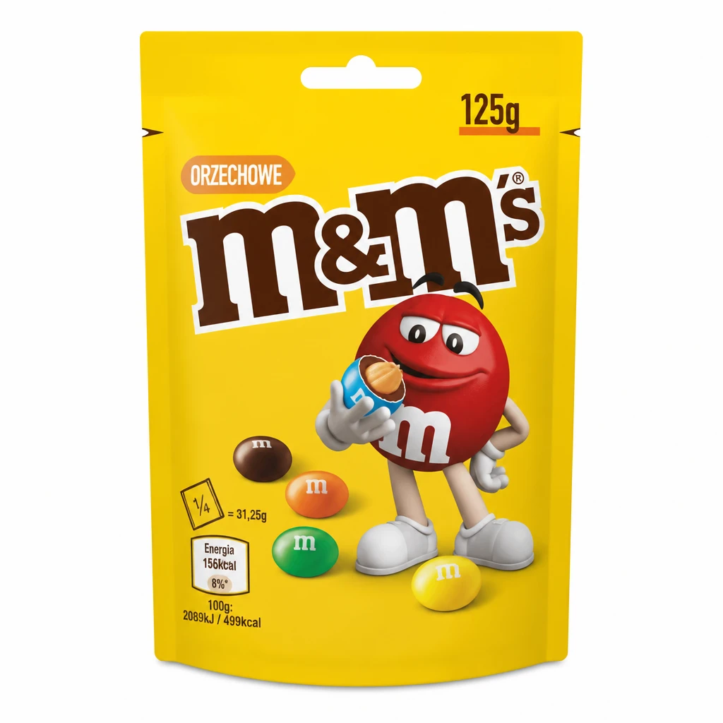 Draże M&M's orzechowe 125g