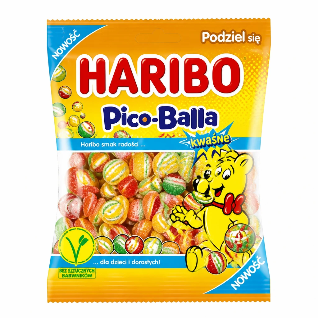 Żelki Pico Balla kwaśne Haribo 160g