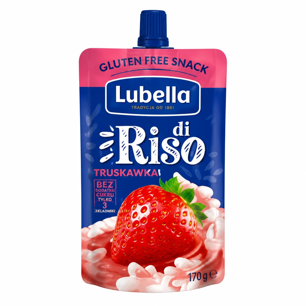 Przekąska Di Riso truskawka ryż Lubella 170g