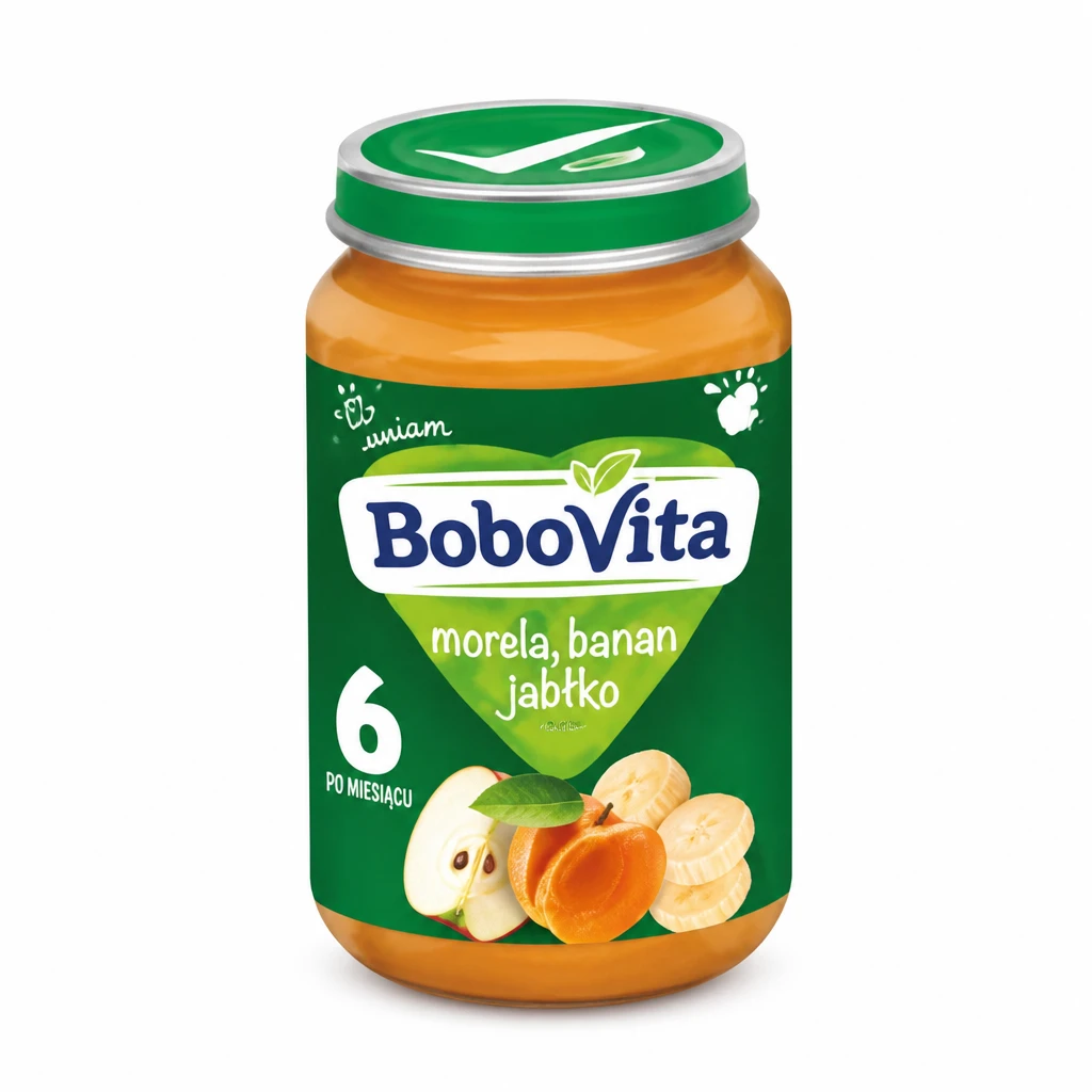 Deser morela banan jabłko Bobovita 190g