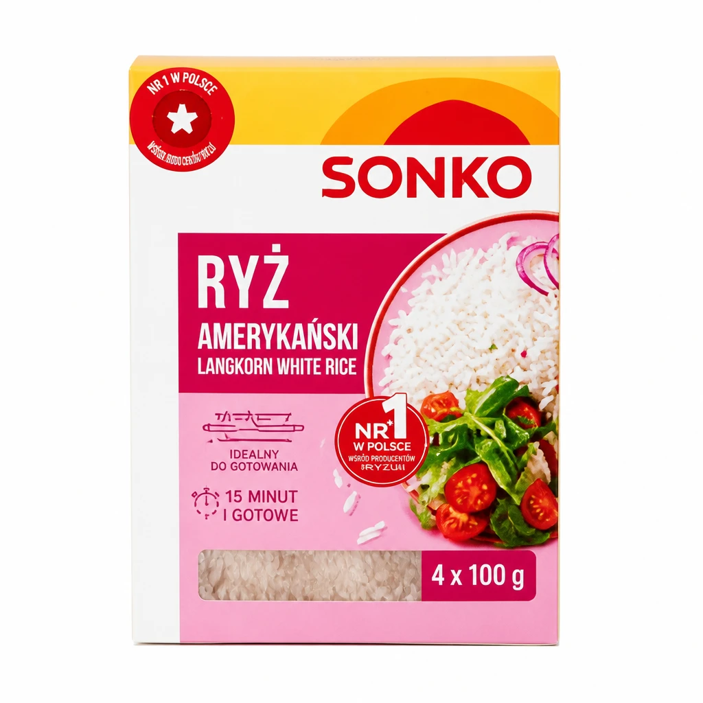 Ryż amerykański Sonko 4x100g
