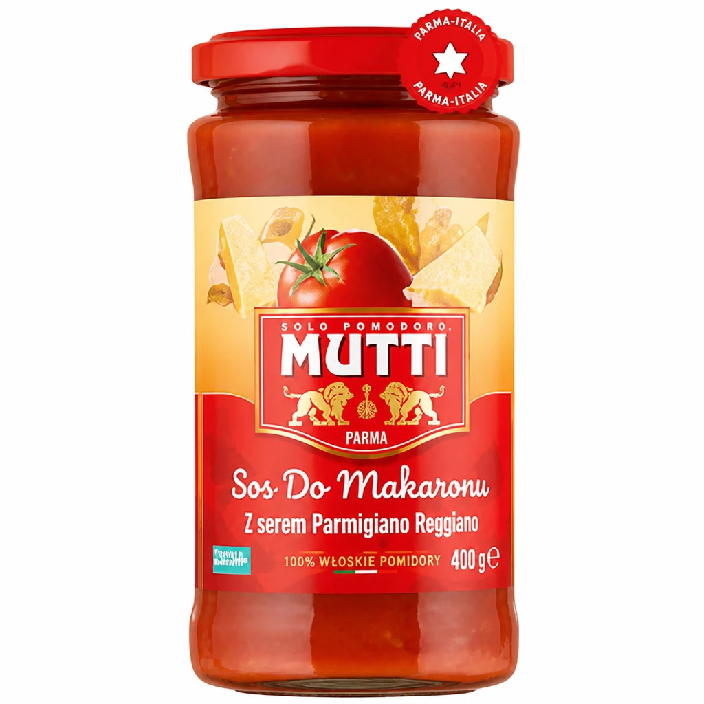 Sos pomidorowy do maka z ser parmigiano Mutti 400g