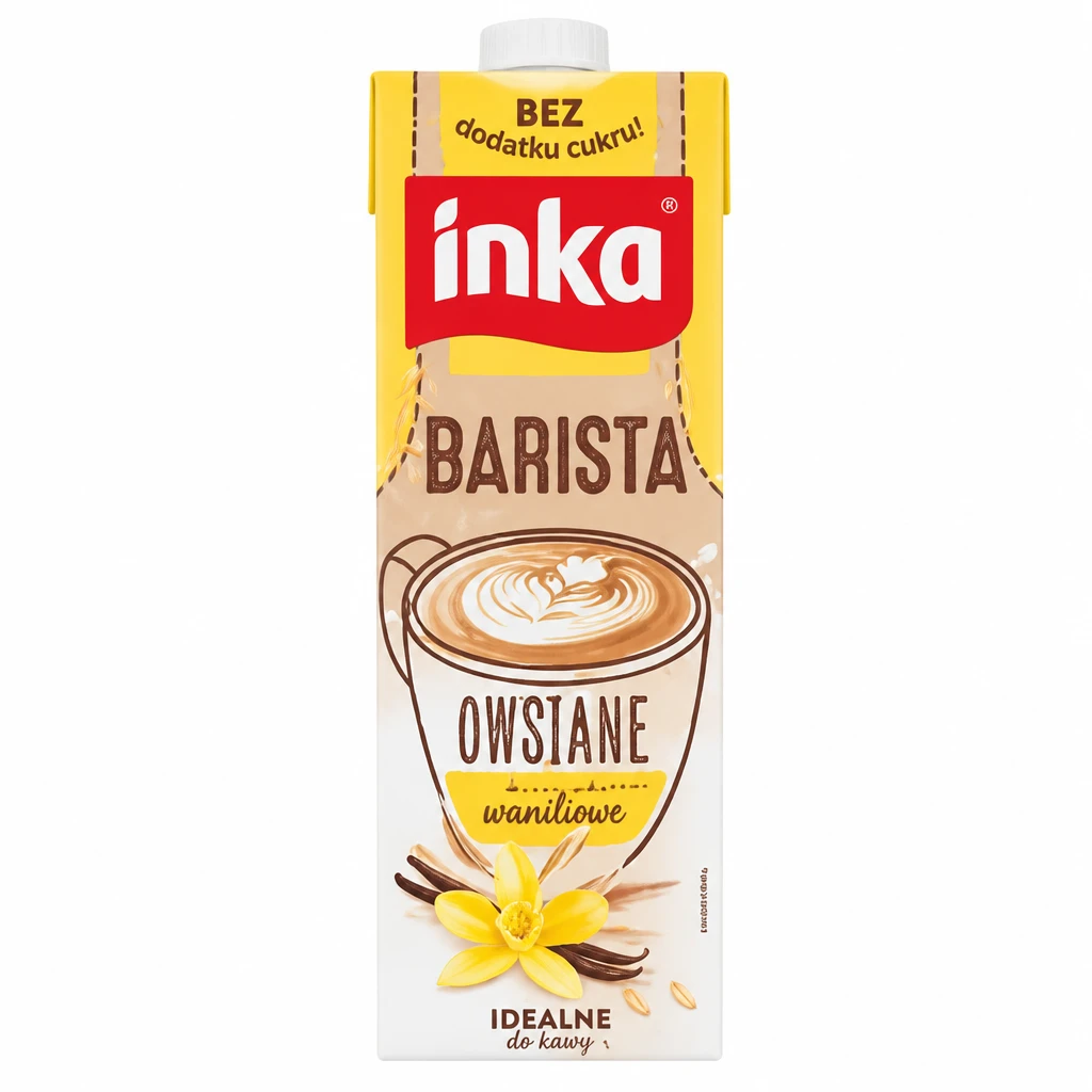 Napój owsiany barista waniliowy Inka 1l