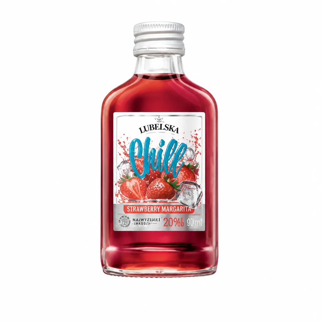 Likier Lubelska Chill strawber. margarita 90ml 20%
