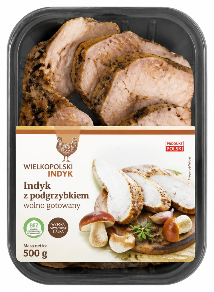 WIELKOPOLSKI INDYK Indyk z podgrzybkiem wolno gotowany