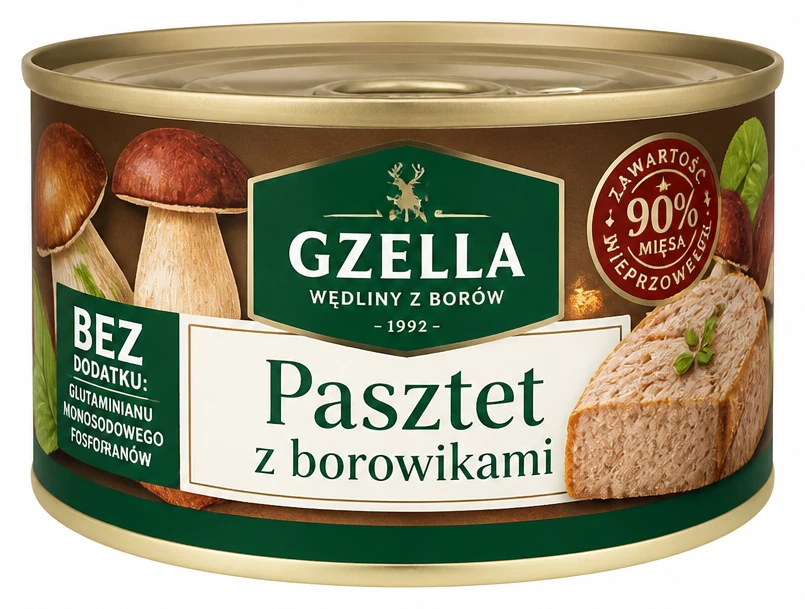 GZELLA Pasztet z borowikami