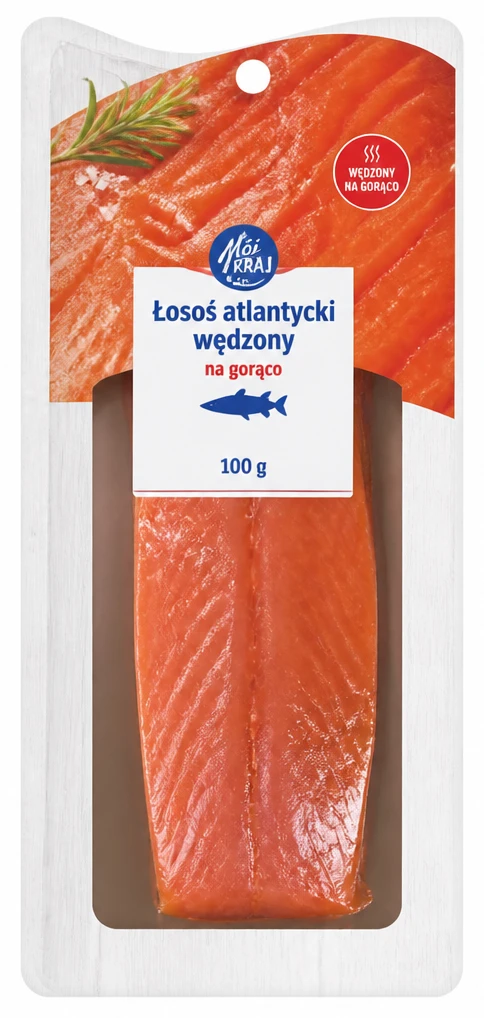 Łosoś atlantycki wędzony na gorąco