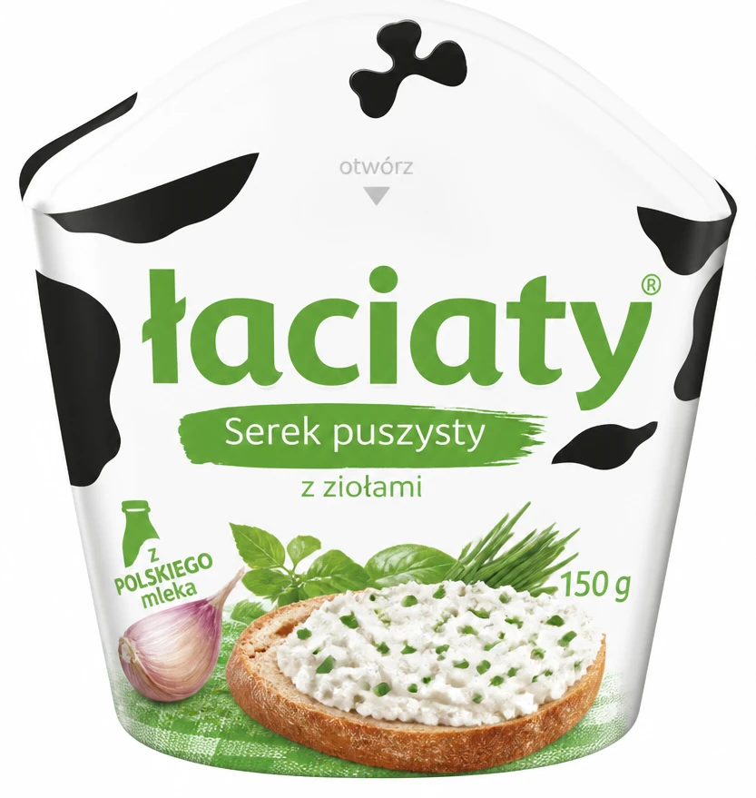 ŁACIATY Serek puszysty różne rodzaje