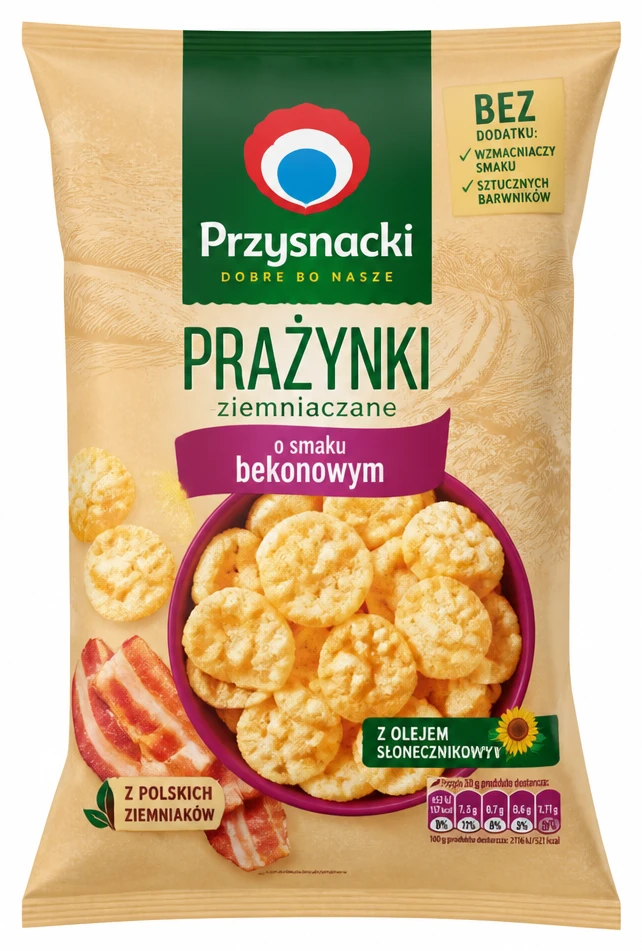 PRZYSNACKI Prażynki różne rodzaje