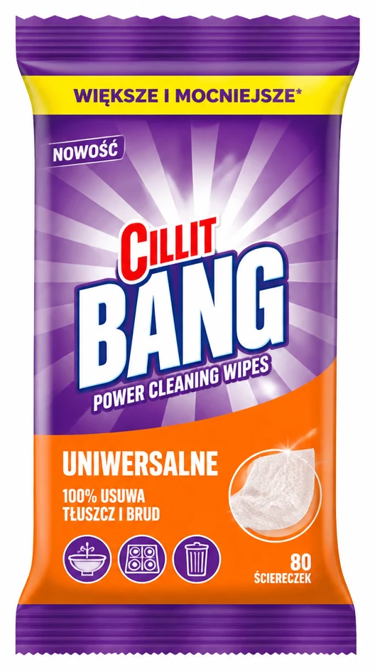 CILLIT BANG Ściereczki uniwersalne lub Tabletki do czyszczenia toalet różne rodzaje
