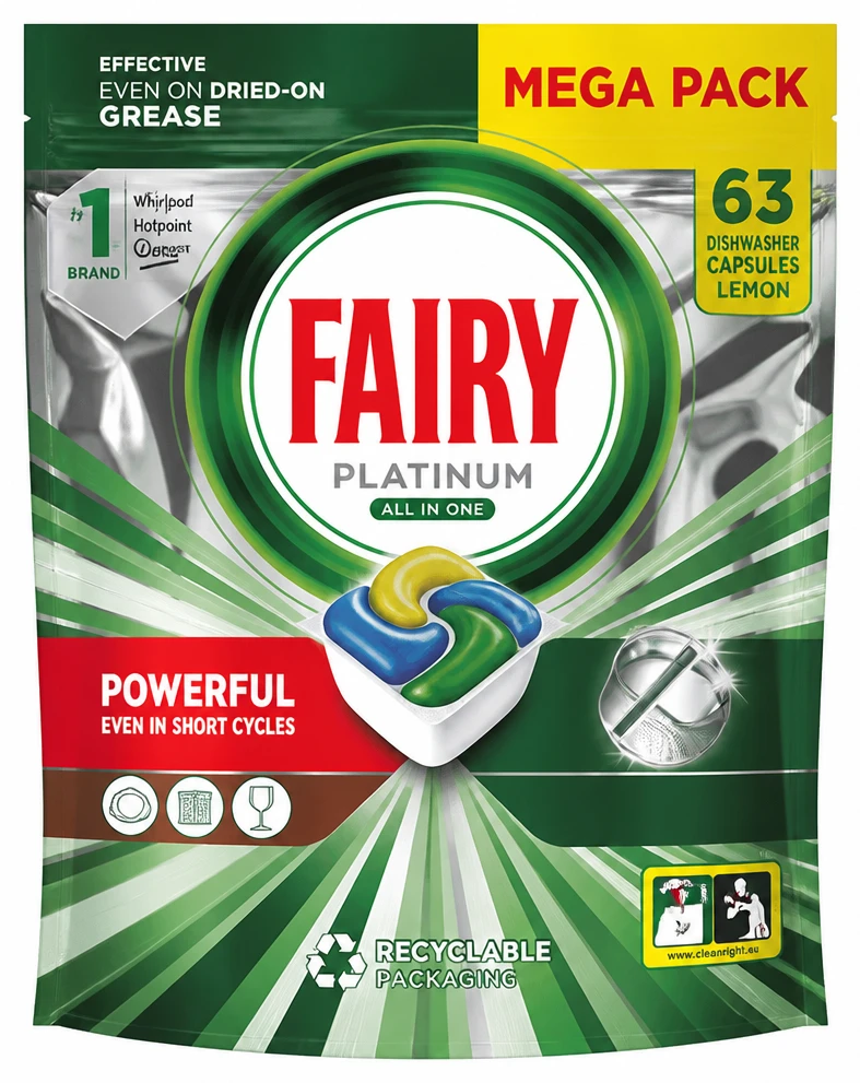 FAIRY PLATINUM AIO Kapsułki do zmywarki różne rodzaje