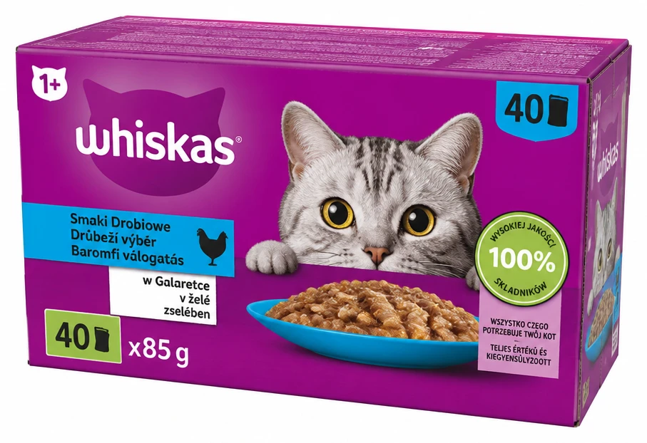 WHISKAS Karma dla kotów różne rodzaje