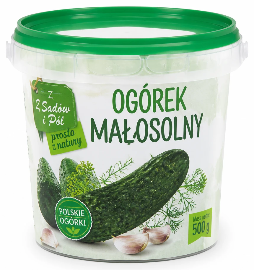 Ogórek małosolny wiaderko