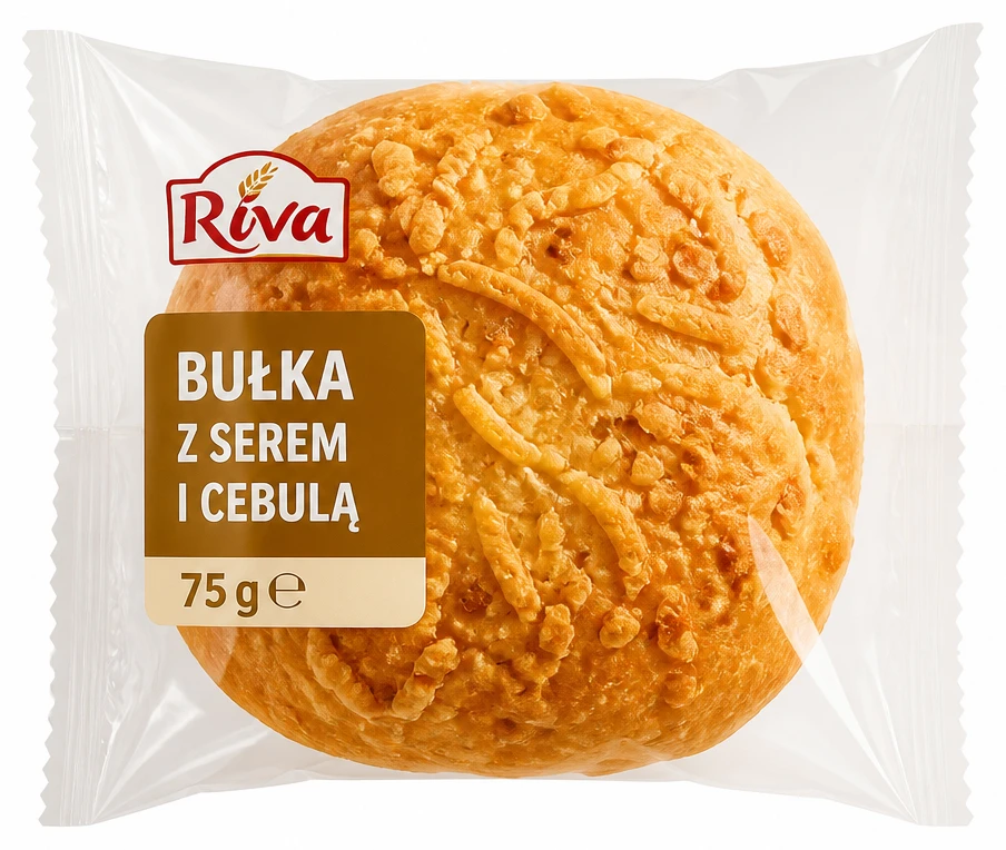 Bułka z serem i cebulą