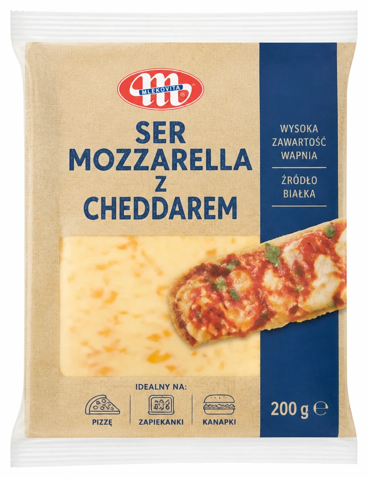 Ser mozzarella & cheddar