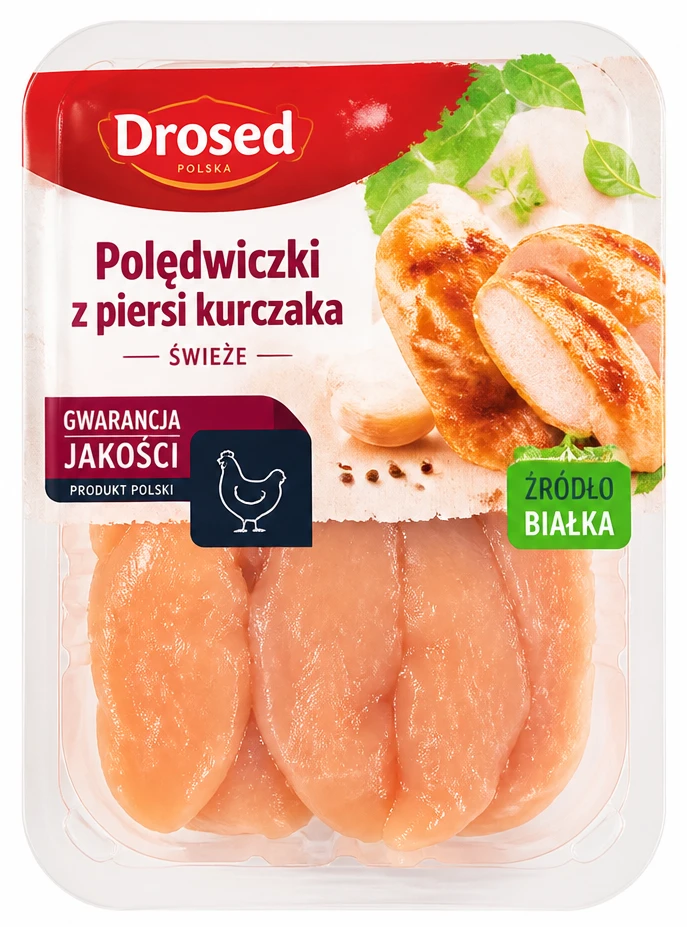 Polędwiczki z piersi kurczaka DROSED