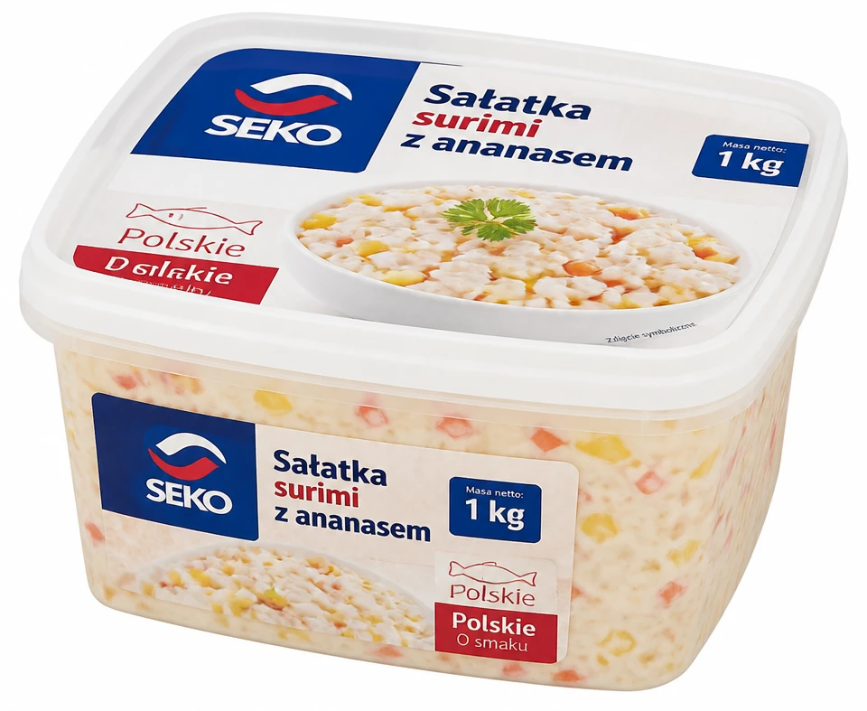 Sałatka surimi z ananasem SEKO