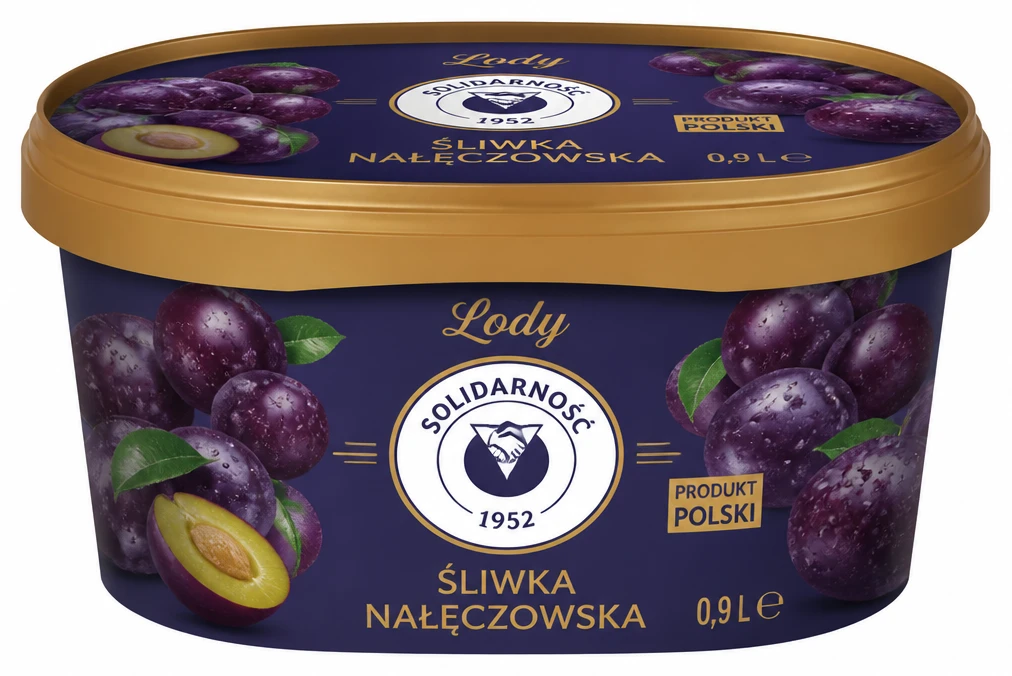 Lody SOLIDARNOŚĆ Śliwka Nałęczowska