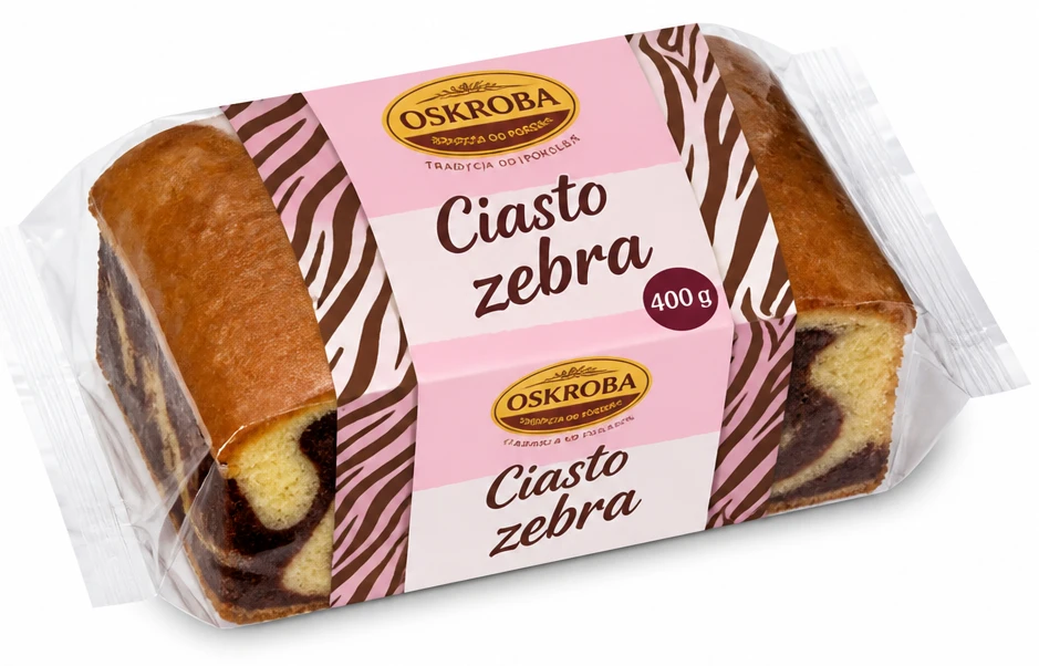 Ciasto zebra OSKROBA