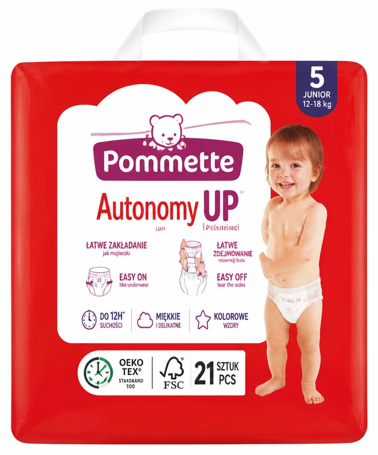 Pieluchomajtki dla dzieci POMMETTE AUTONOMY UP